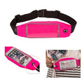Exercise Runners Waist Belt With Rose Expandable Storage Pouch, Waterproof Touch Screen Available